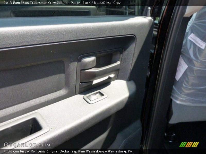 Black / Black/Diesel Gray 2013 Ram 3500 Tradesman Crew Cab 4x4 Dually