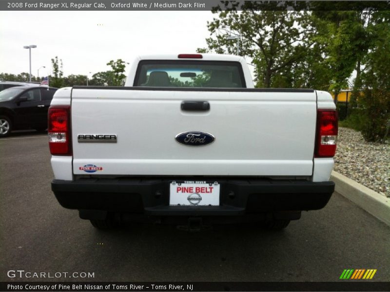 Oxford White / Medium Dark Flint 2008 Ford Ranger XL Regular Cab