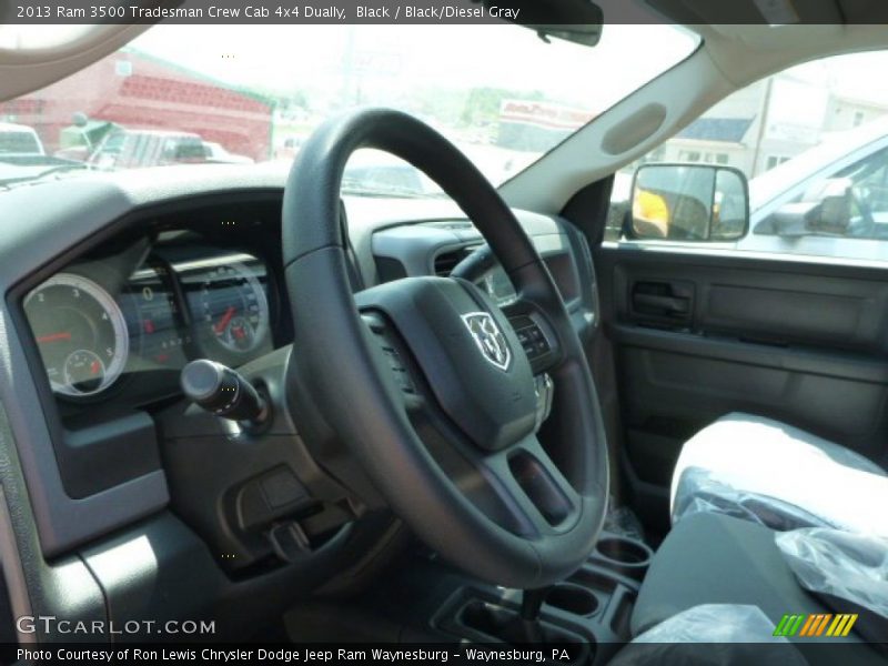 Black / Black/Diesel Gray 2013 Ram 3500 Tradesman Crew Cab 4x4 Dually