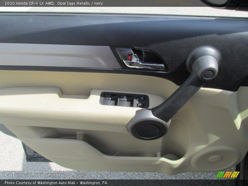 Opal Sage Metallic / Ivory 2010 Honda CR-V LX AWD