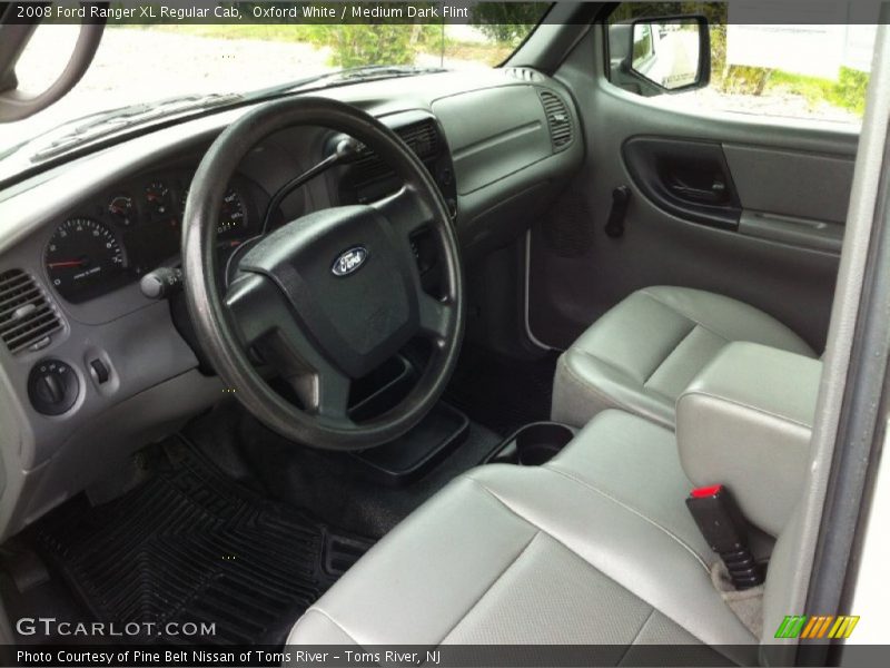 Medium Dark Flint Interior - 2008 Ranger XL Regular Cab 