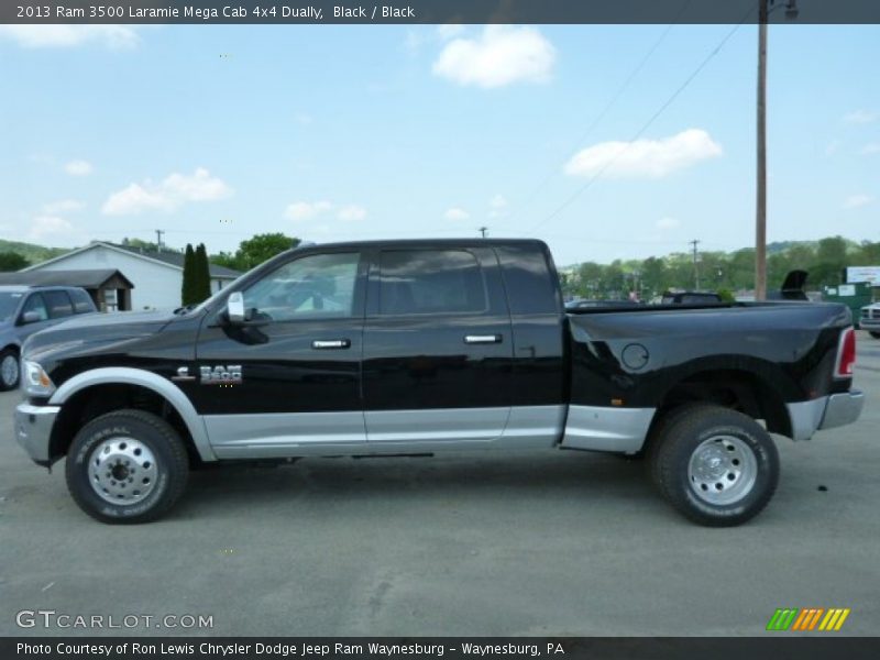  2013 3500 Laramie Mega Cab 4x4 Dually Black