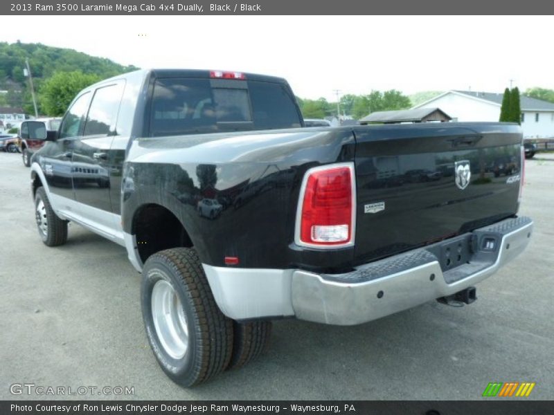 Black / Black 2013 Ram 3500 Laramie Mega Cab 4x4 Dually