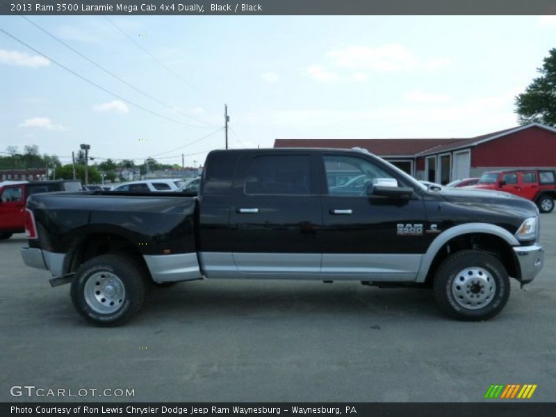 Black / Black 2013 Ram 3500 Laramie Mega Cab 4x4 Dually