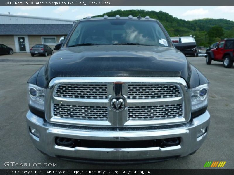 Black / Black 2013 Ram 3500 Laramie Mega Cab 4x4 Dually