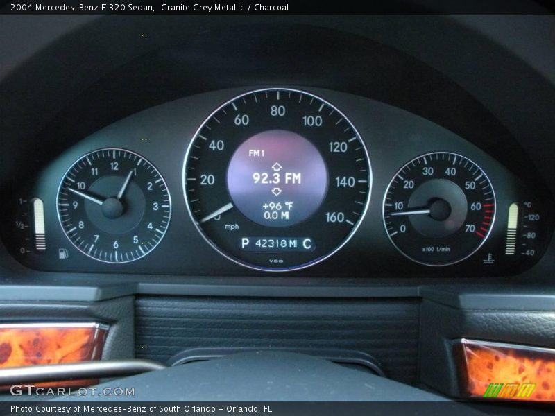 Granite Grey Metallic / Charcoal 2004 Mercedes-Benz E 320 Sedan
