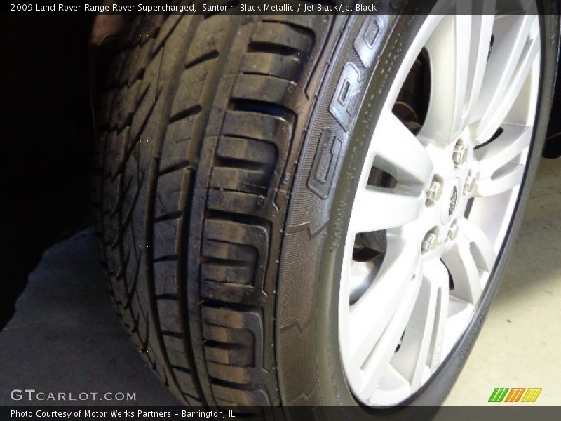 Santorini Black Metallic / Jet Black/Jet Black 2009 Land Rover Range Rover Supercharged