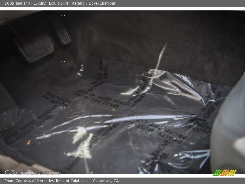 Liquid Silver Metallic / Dove/Charcoal 2009 Jaguar XF Luxury