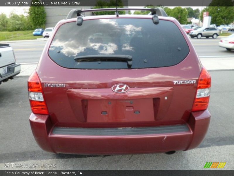 Mesa Red / Gray 2006 Hyundai Tucson GL