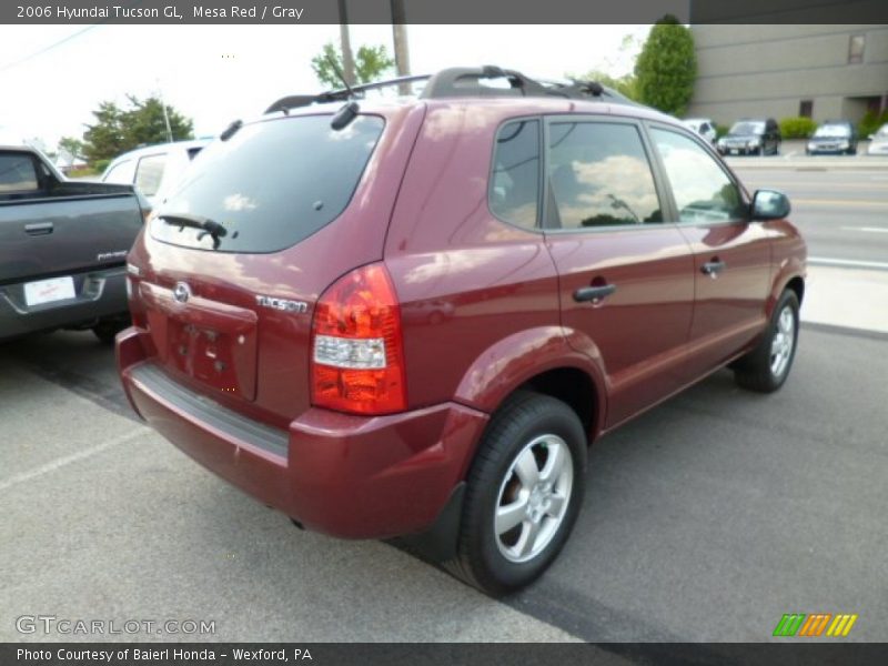 Mesa Red / Gray 2006 Hyundai Tucson GL