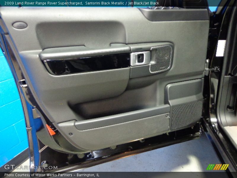 Santorini Black Metallic / Jet Black/Jet Black 2009 Land Rover Range Rover Supercharged