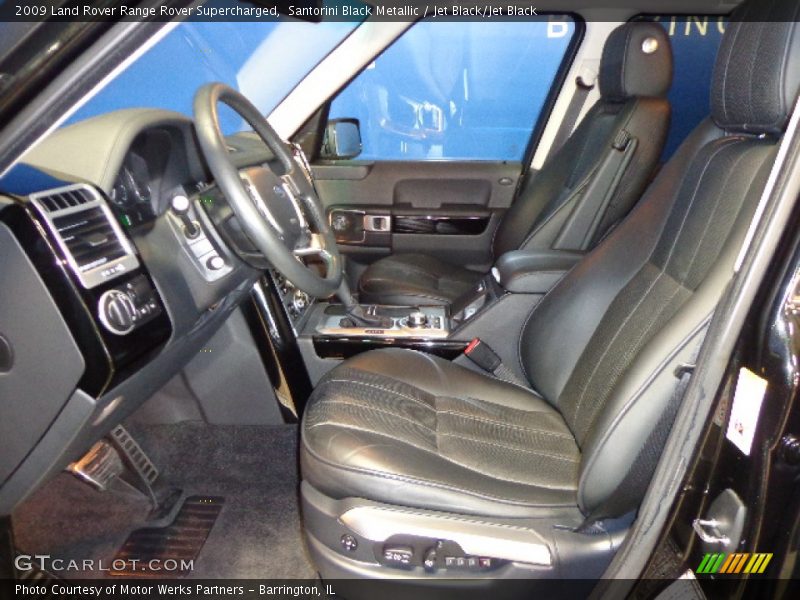 Santorini Black Metallic / Jet Black/Jet Black 2009 Land Rover Range Rover Supercharged
