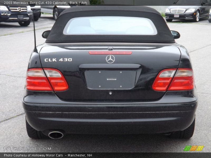 Black / Ash 2003 Mercedes-Benz CLK 430 Cabriolet