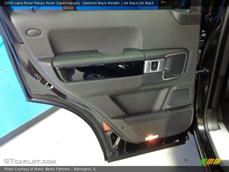 Santorini Black Metallic / Jet Black/Jet Black 2009 Land Rover Range Rover Supercharged