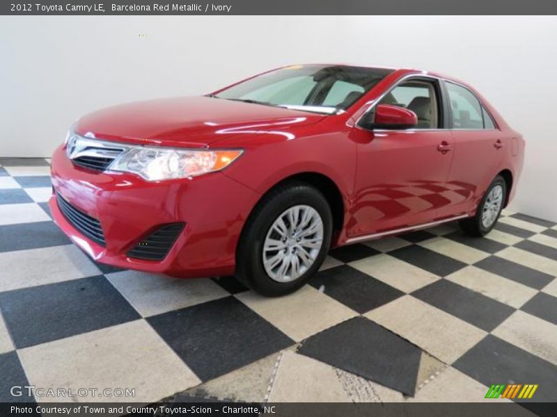 Barcelona Red Metallic / Ivory 2012 Toyota Camry LE