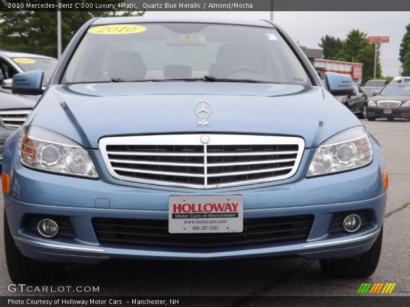 Quartz Blue Metallic / Almond/Mocha 2010 Mercedes-Benz C 300 Luxury 4Matic