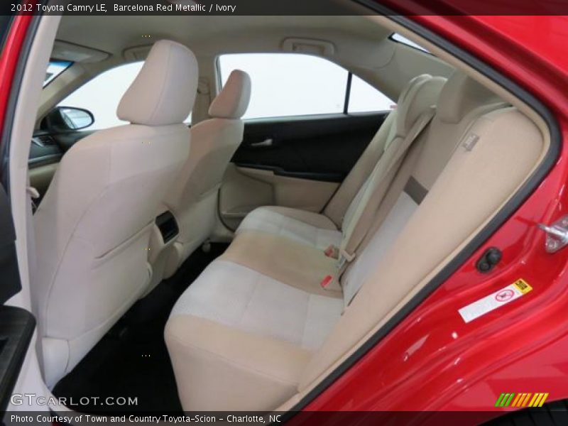 Barcelona Red Metallic / Ivory 2012 Toyota Camry LE