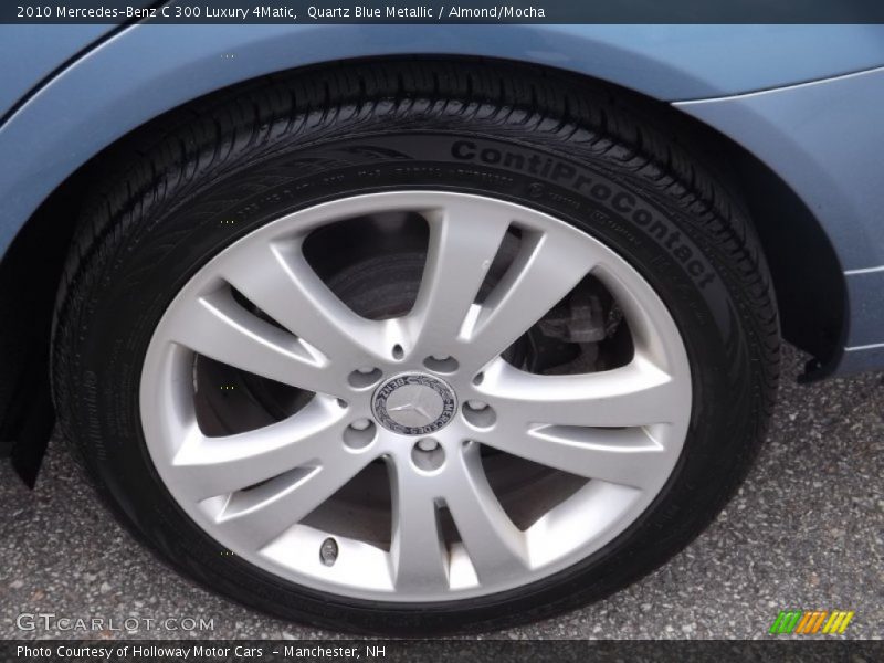 Quartz Blue Metallic / Almond/Mocha 2010 Mercedes-Benz C 300 Luxury 4Matic