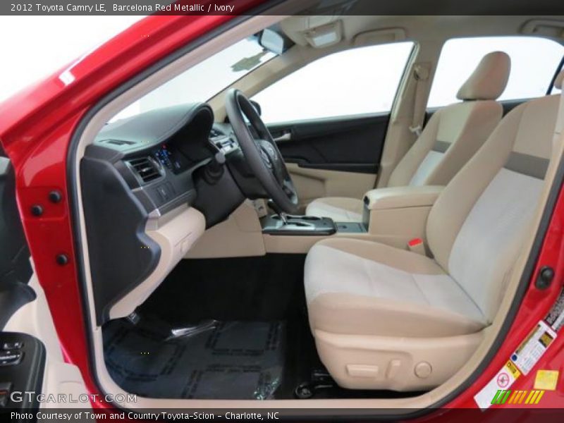 Barcelona Red Metallic / Ivory 2012 Toyota Camry LE