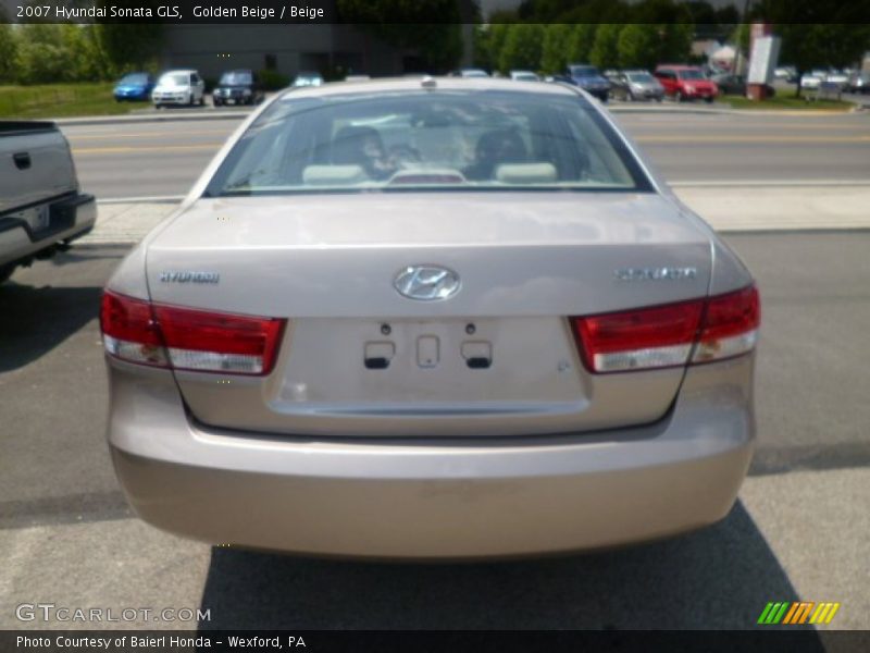 Golden Beige / Beige 2007 Hyundai Sonata GLS