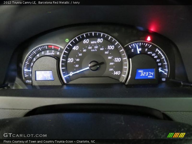 Barcelona Red Metallic / Ivory 2012 Toyota Camry LE