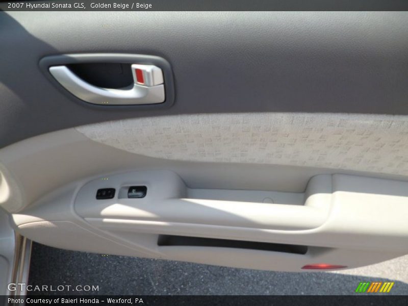 Golden Beige / Beige 2007 Hyundai Sonata GLS