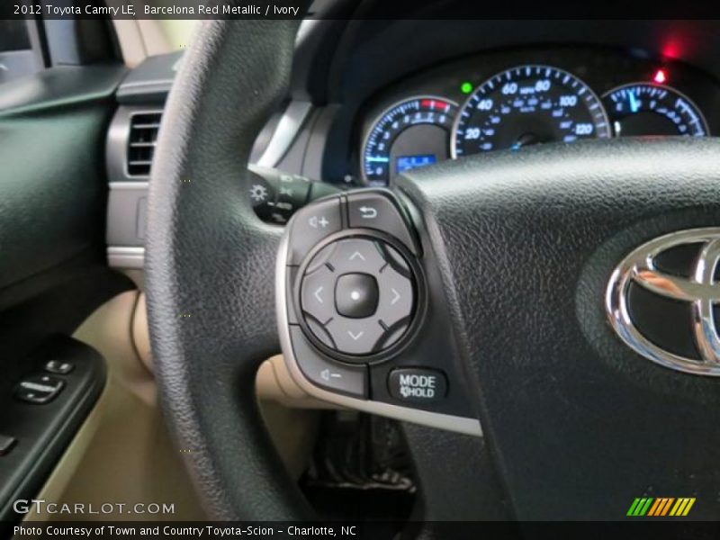 Barcelona Red Metallic / Ivory 2012 Toyota Camry LE