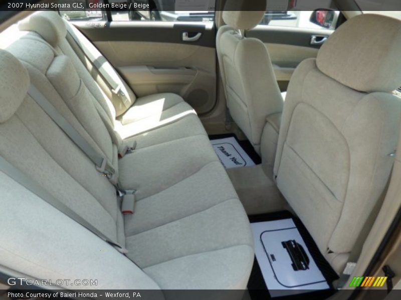 Golden Beige / Beige 2007 Hyundai Sonata GLS