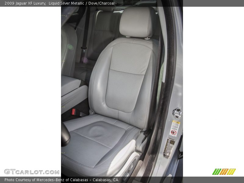 Liquid Silver Metallic / Dove/Charcoal 2009 Jaguar XF Luxury