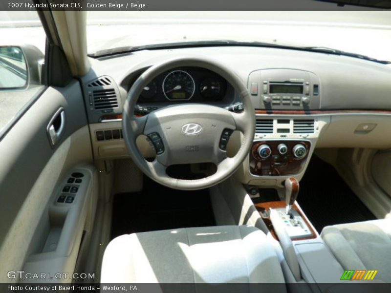 Golden Beige / Beige 2007 Hyundai Sonata GLS