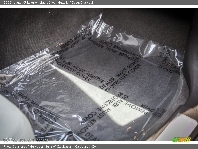 Liquid Silver Metallic / Dove/Charcoal 2009 Jaguar XF Luxury