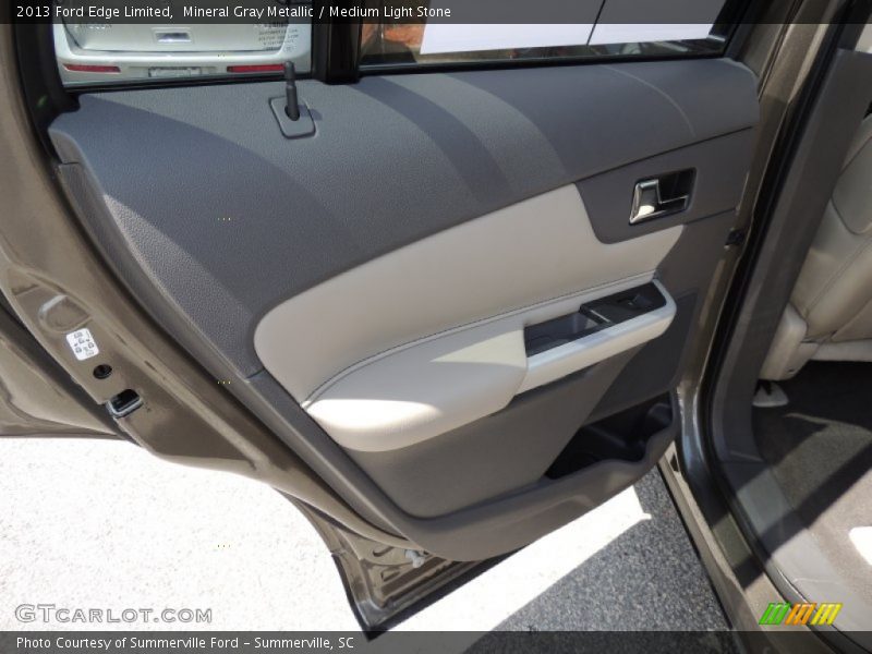 Mineral Gray Metallic / Medium Light Stone 2013 Ford Edge Limited