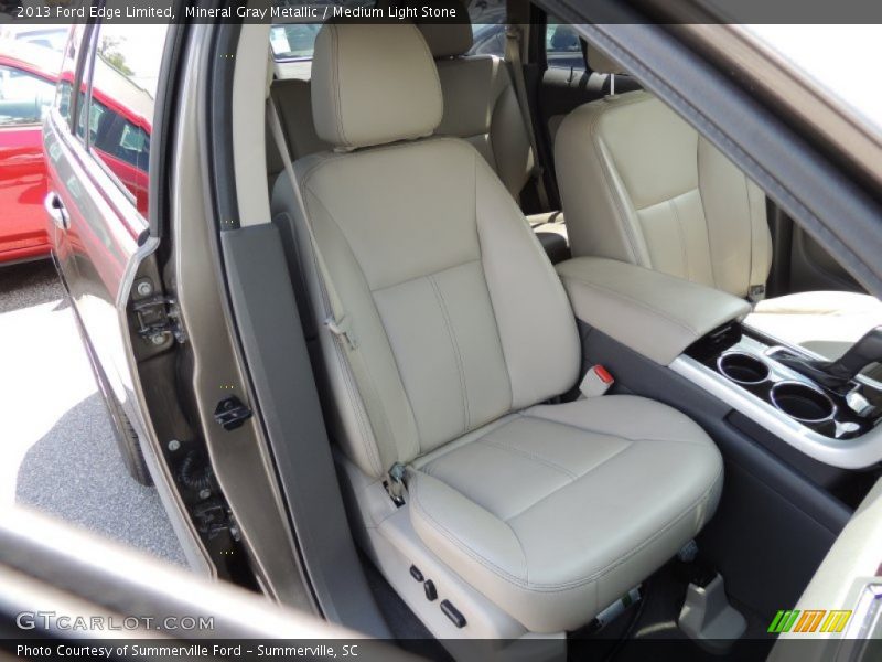 Mineral Gray Metallic / Medium Light Stone 2013 Ford Edge Limited