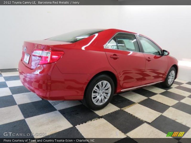 Barcelona Red Metallic / Ivory 2012 Toyota Camry LE
