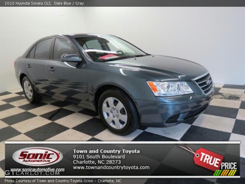 Slate Blue / Gray 2010 Hyundai Sonata GLS