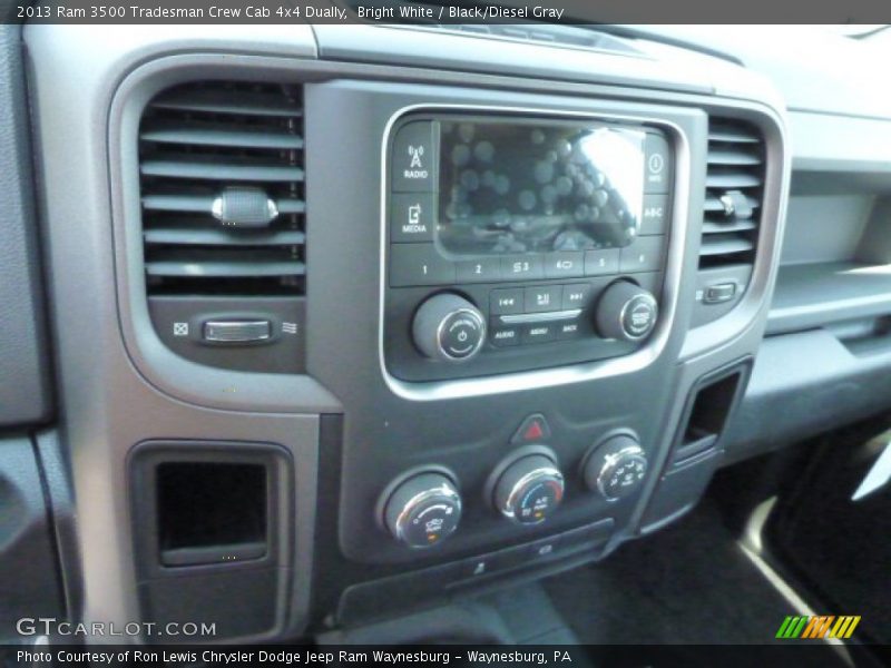 Bright White / Black/Diesel Gray 2013 Ram 3500 Tradesman Crew Cab 4x4 Dually