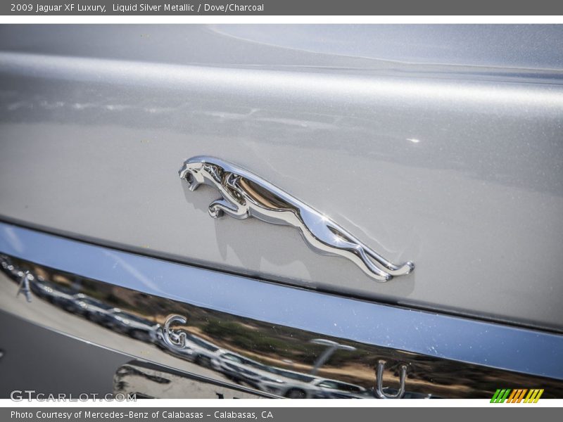 Liquid Silver Metallic / Dove/Charcoal 2009 Jaguar XF Luxury
