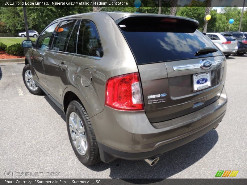 Mineral Gray Metallic / Medium Light Stone 2013 Ford Edge Limited
