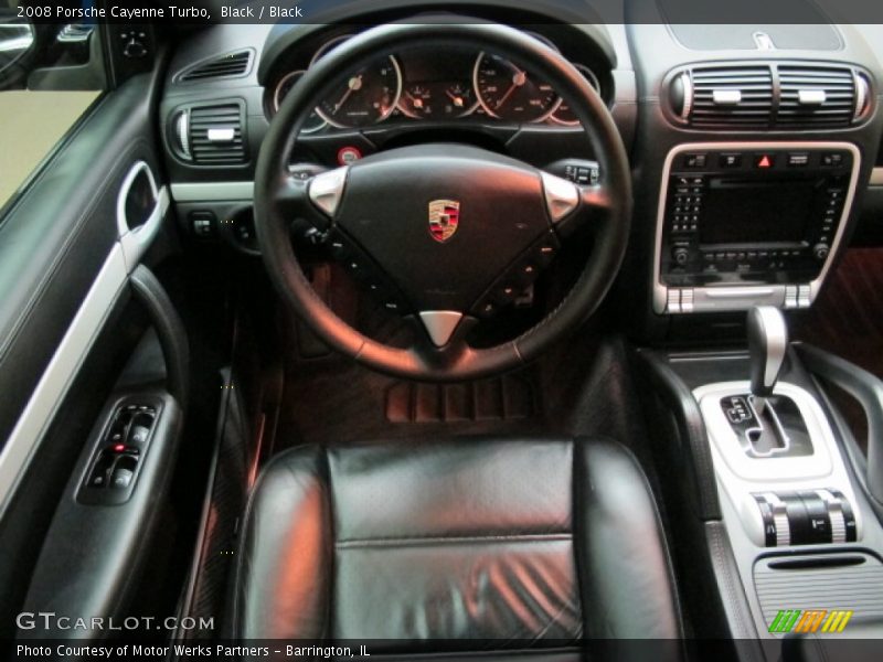 Black / Black 2008 Porsche Cayenne Turbo