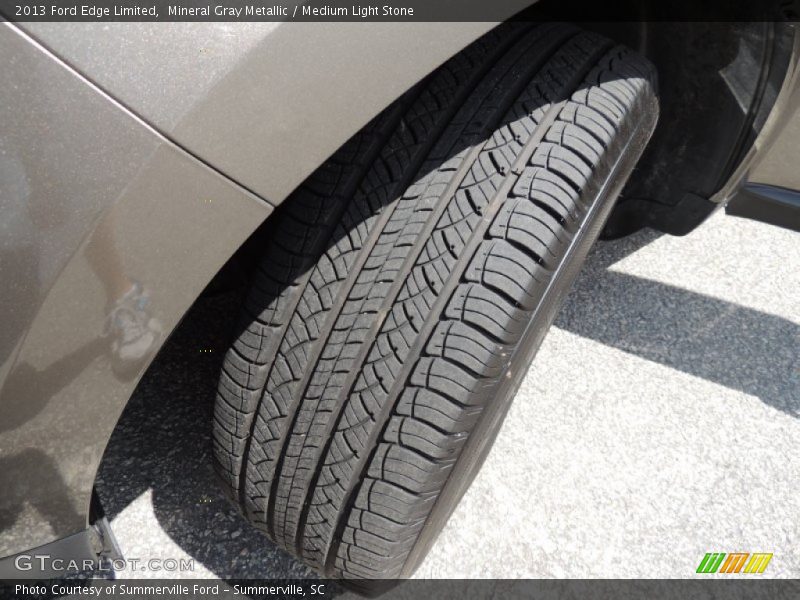 Mineral Gray Metallic / Medium Light Stone 2013 Ford Edge Limited