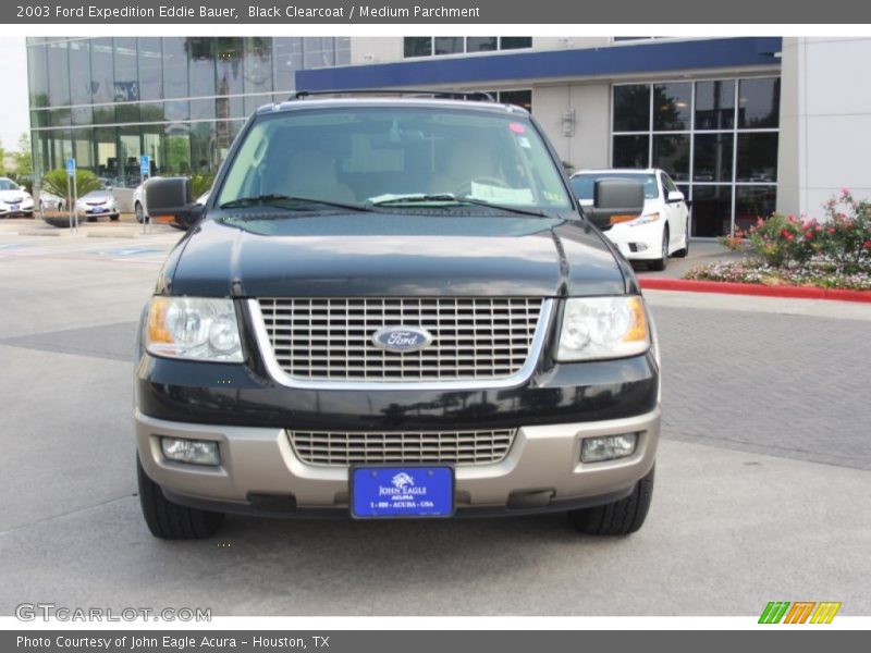 Black Clearcoat / Medium Parchment 2003 Ford Expedition Eddie Bauer