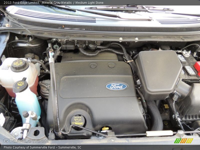 Mineral Gray Metallic / Medium Light Stone 2013 Ford Edge Limited