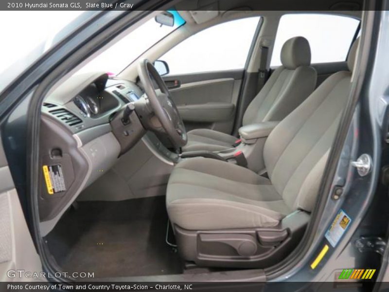 Front Seat of 2010 Sonata GLS