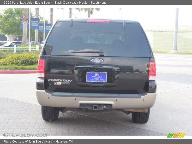 Black Clearcoat / Medium Parchment 2003 Ford Expedition Eddie Bauer