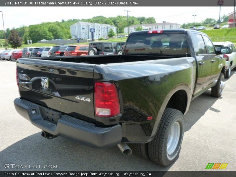Black / Black/Diesel Gray 2013 Ram 3500 Tradesman Crew Cab 4x4 Dually