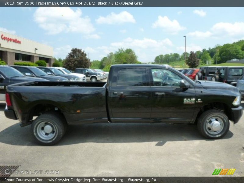 Black / Black/Diesel Gray 2013 Ram 3500 Tradesman Crew Cab 4x4 Dually