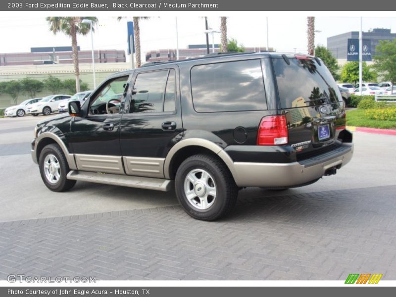 Black Clearcoat / Medium Parchment 2003 Ford Expedition Eddie Bauer