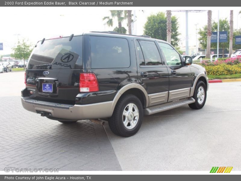 Black Clearcoat / Medium Parchment 2003 Ford Expedition Eddie Bauer