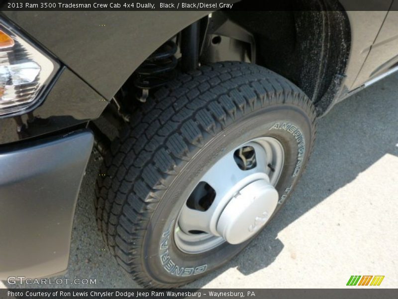 Black / Black/Diesel Gray 2013 Ram 3500 Tradesman Crew Cab 4x4 Dually