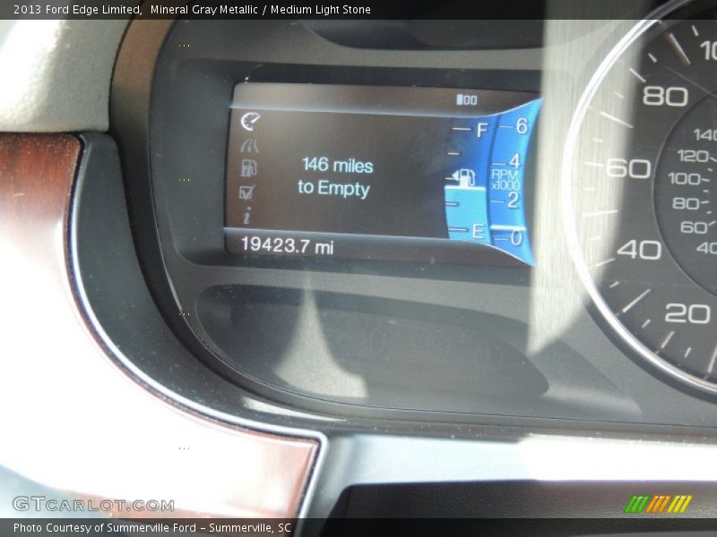 Mineral Gray Metallic / Medium Light Stone 2013 Ford Edge Limited